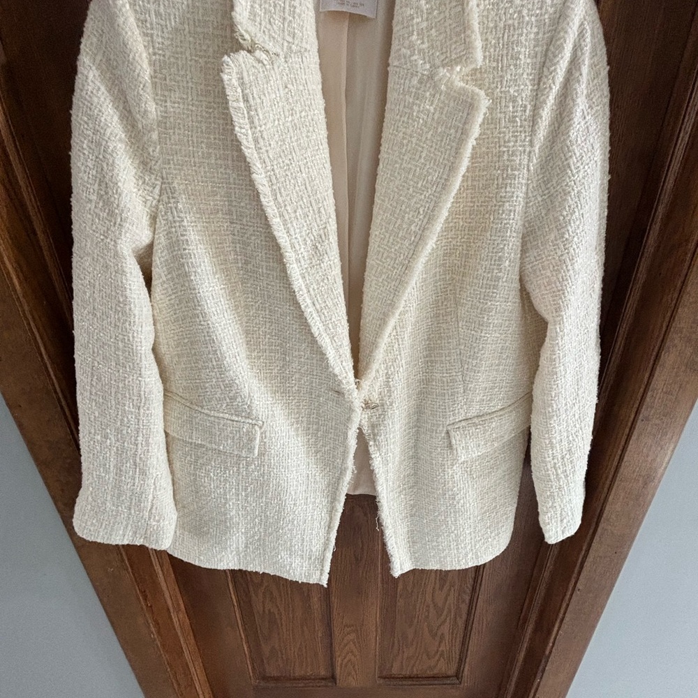 MNG blazer off white